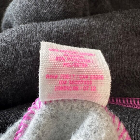 NWT Y2K 2012 Rare Victoria's Secret PINK Limited Edition Zip Hoodie Grey Large - Picture 7 of 7